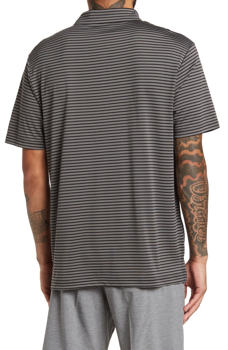 PGA TOUR Stripe Knit Polo, Alternate, color,