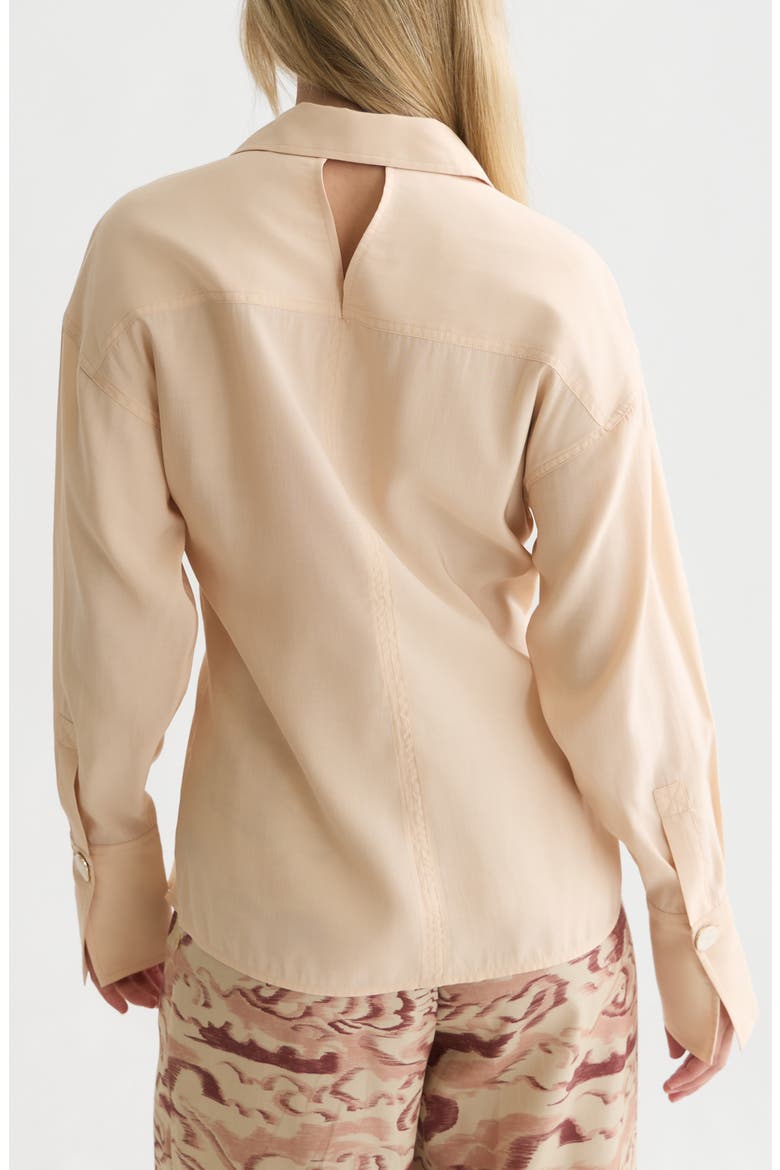 Button Waist Shirt, Alternate, color, SHIFTING SAND