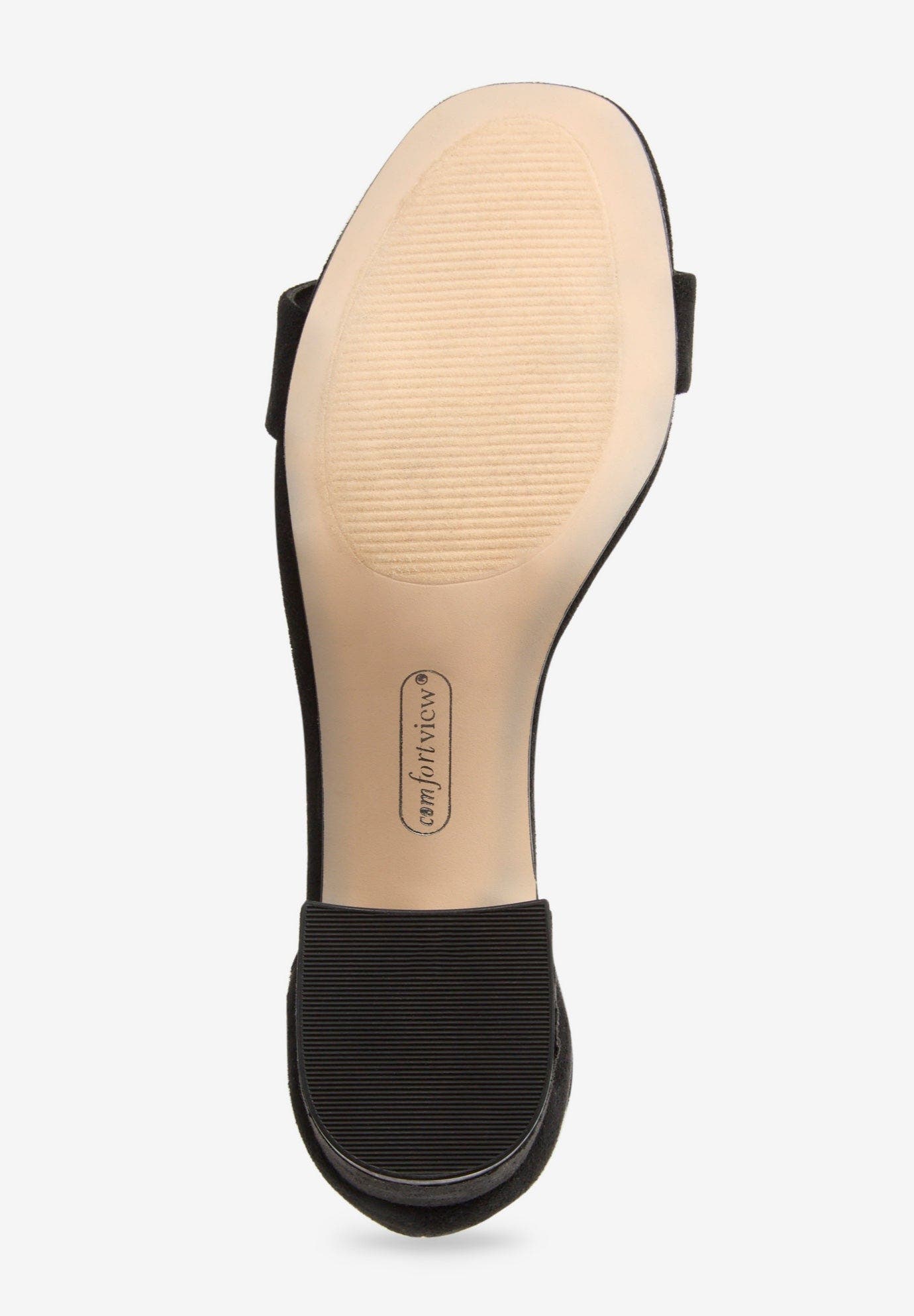 Comfortview The Orly Sandal, Alternate, color, Black