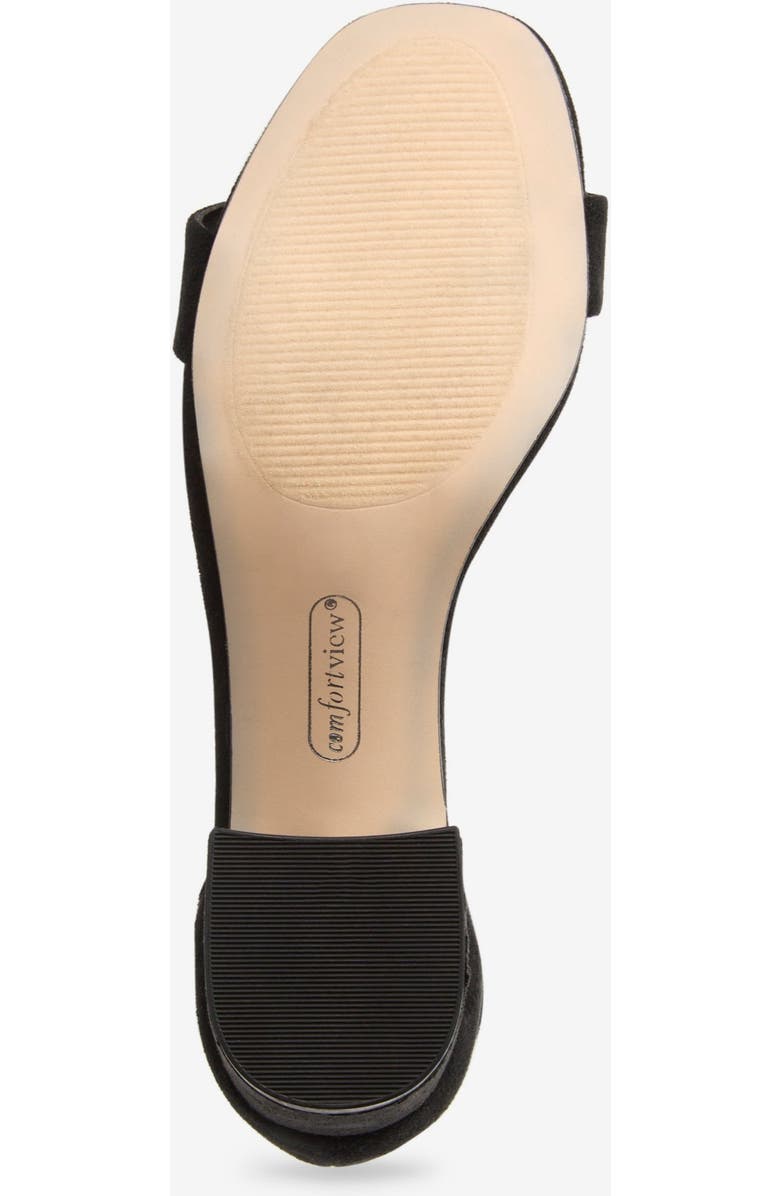 Comfortview The Orly Sandal, Alternate, color, Black