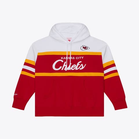 Men's Mitchell & Ness  Red Kansas City Chiefs Head Coach Hoodie