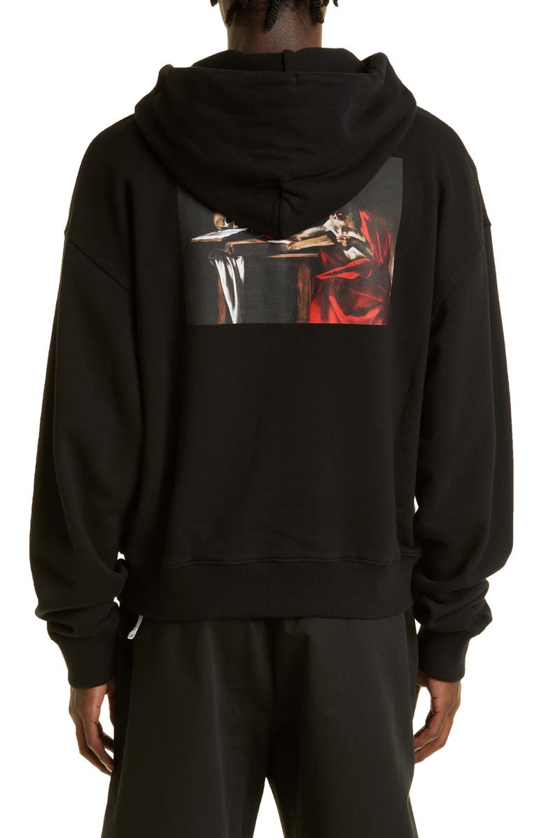 Off-White Men's Caravaggio Painting Graphic Hoodie, Alternate, color,