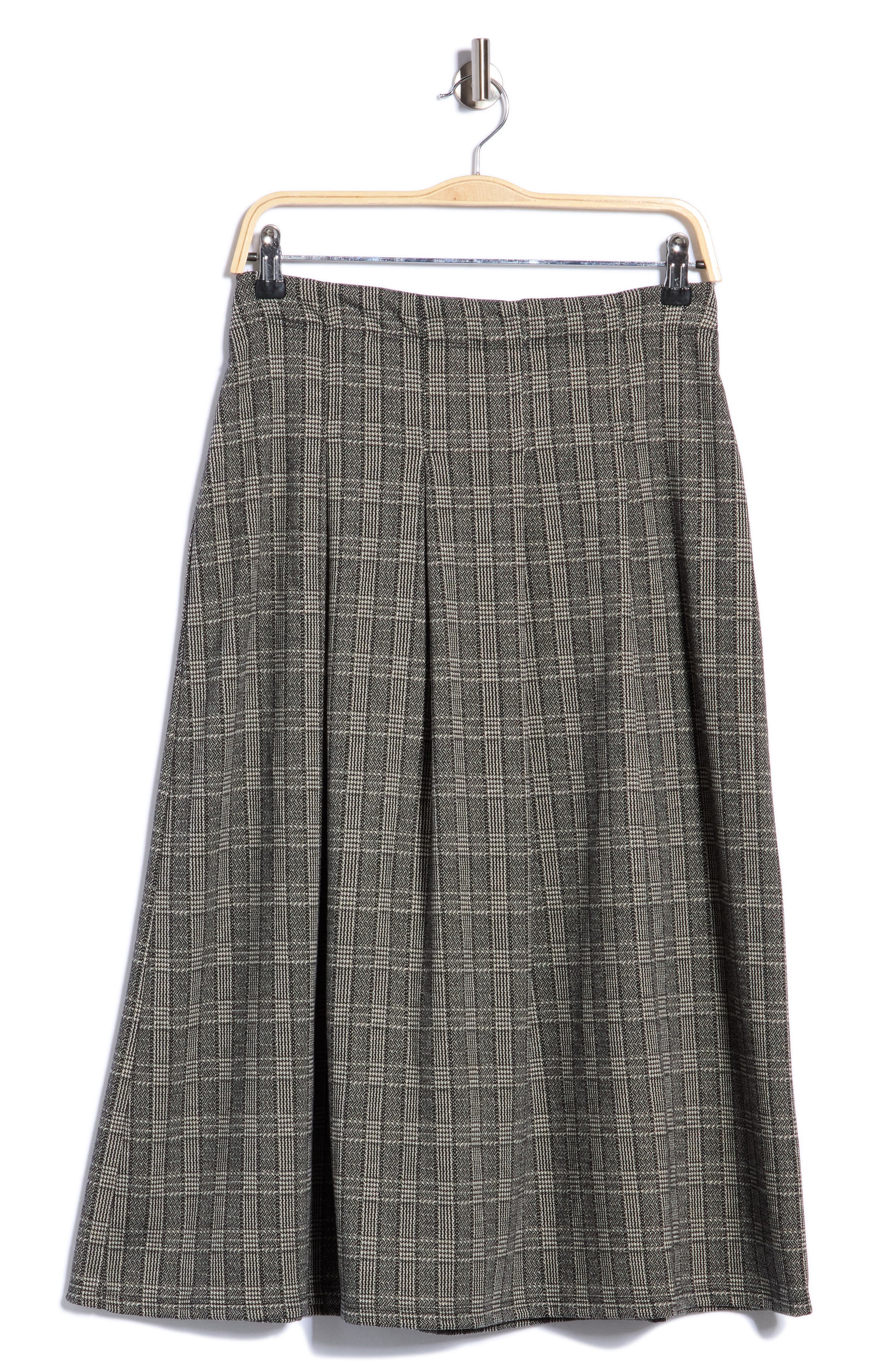 Plaid Pleated Skirt