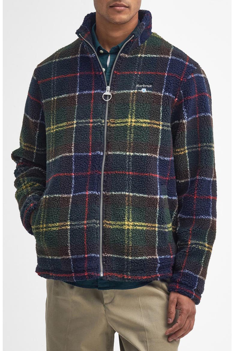 Tartan Faux Shearling Jacket, Main, color, CLASSIC TARTAN