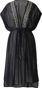 Miraclesuit® Beaded Embrodiered Georgette Cover-Up