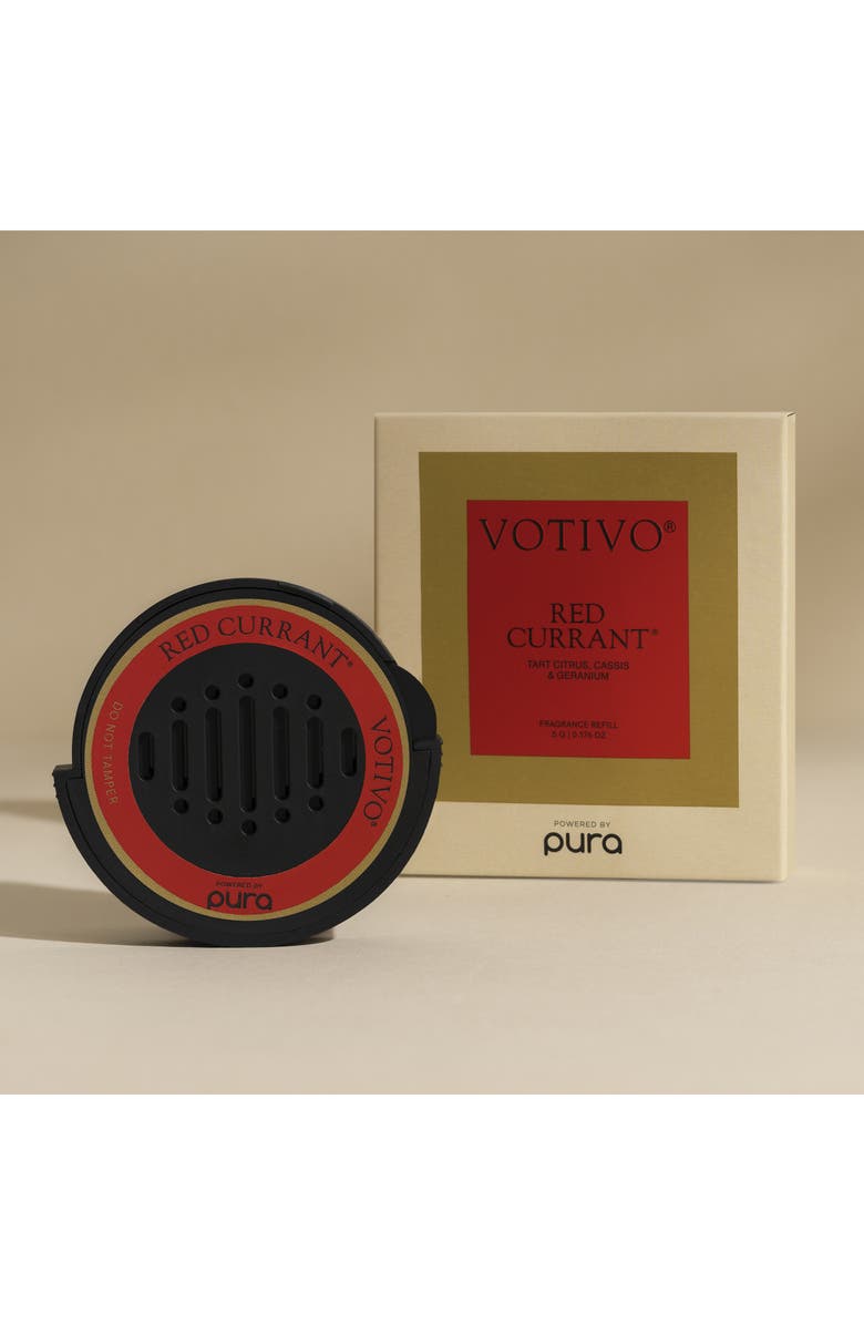 PURA x Votivo Red Currant Car Dual Refill Pack, Alternate, color, Red Currant