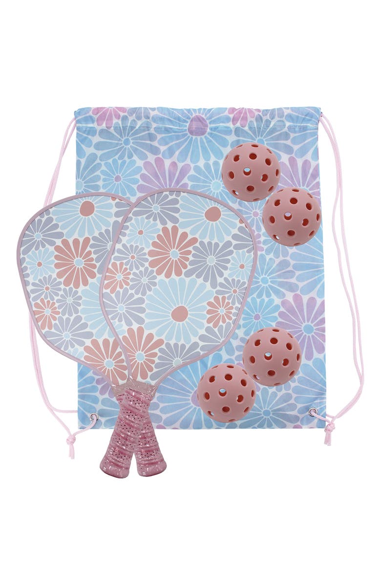 MYTAGALONGS Sofia Flower Pickleball Set, Main, color, Blue