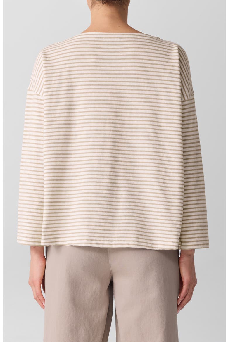 Organic Cotton High-Low Top, Alternate, color, WHEAT