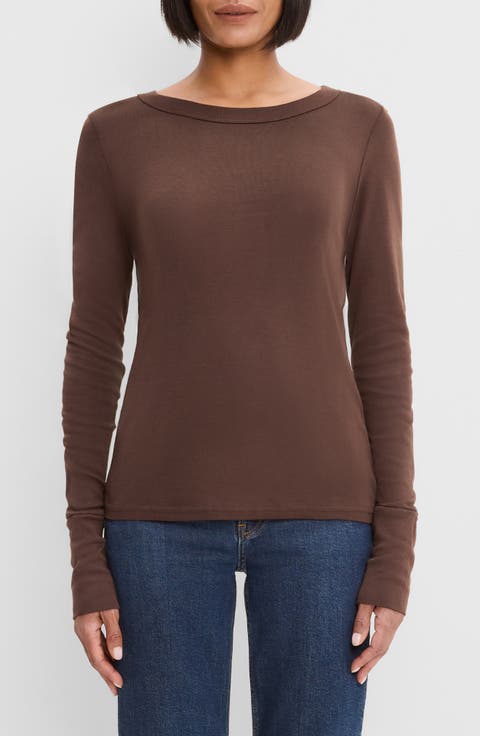 Kelso Wide Crewneck Long Sleeve T-Shirt
