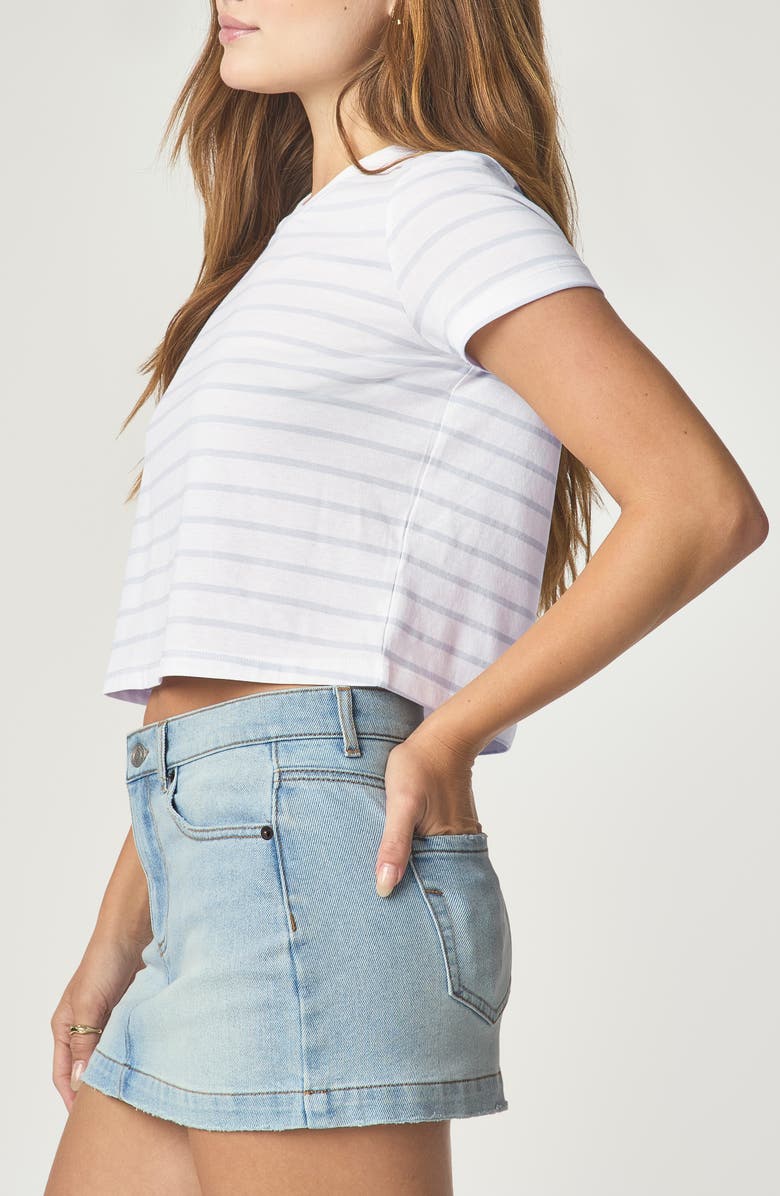 Florence by Mills Stripe Core T-Shirt, Alternate, color, Halogen Blue/White Stripe