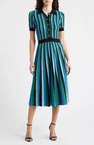 Elie Tahari The Ana Stripe Sweater Dress