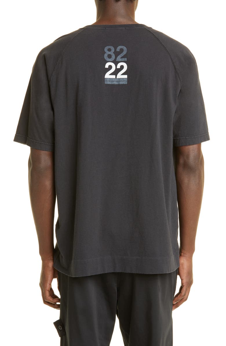 Stone Island Abstract Print Marina Cotton T-Shirt, Alternate, color, 