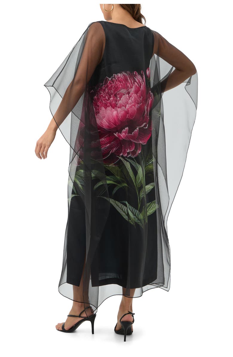 Trina Turk Salon 2 Printed Organza Overlay Dress, Alternate, color, Multi