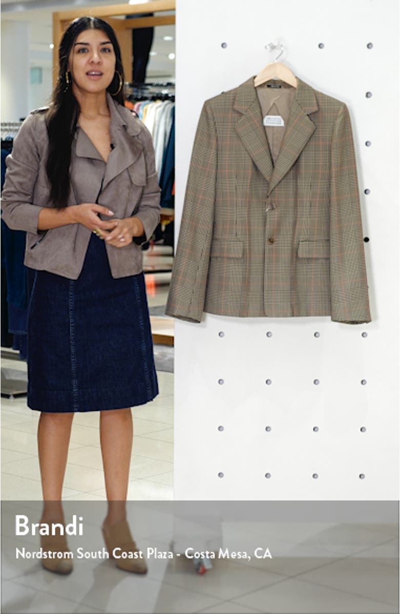 Glen Plaid Blazer, sales video thumbnail
