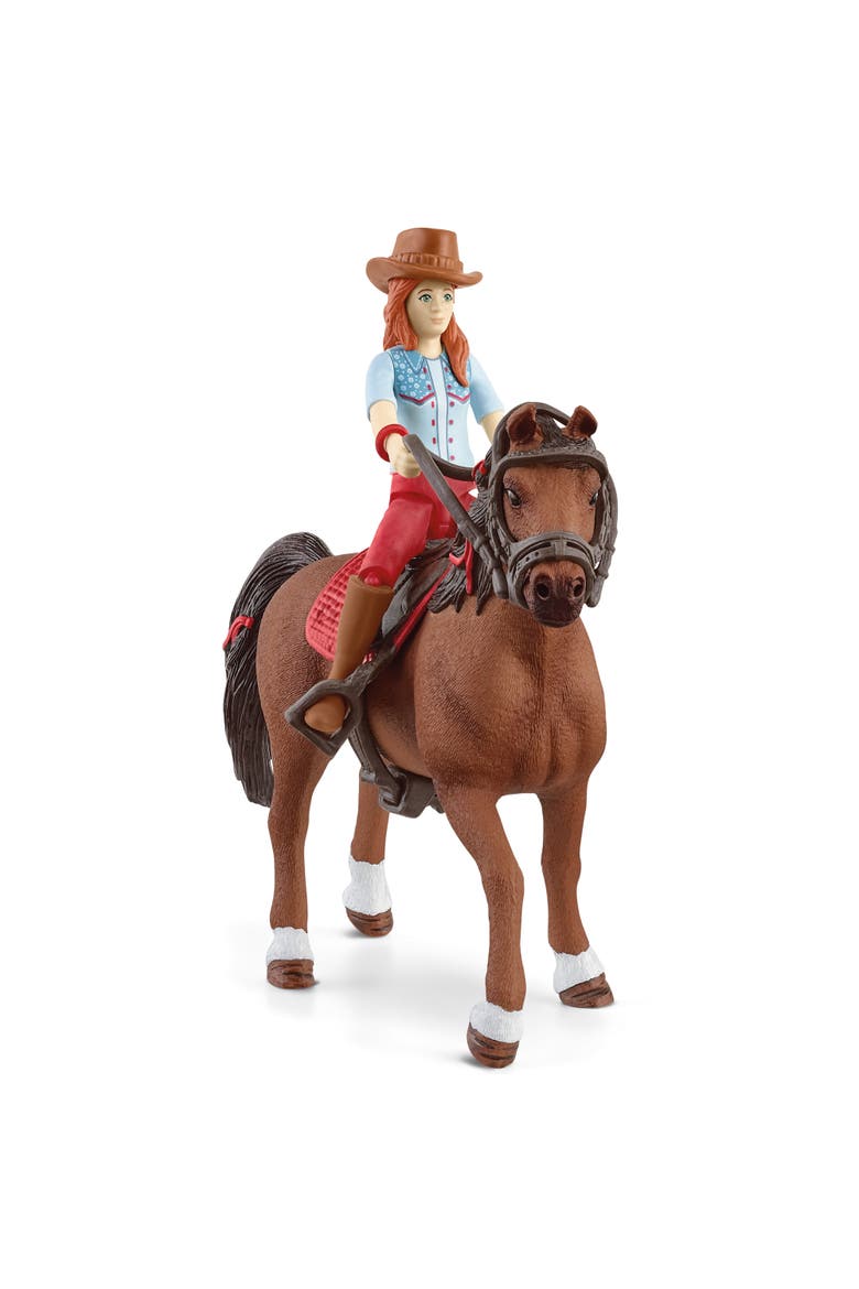 Horse Club Hannah & Cayenne Figurine Playset, Main, color, Multicolored