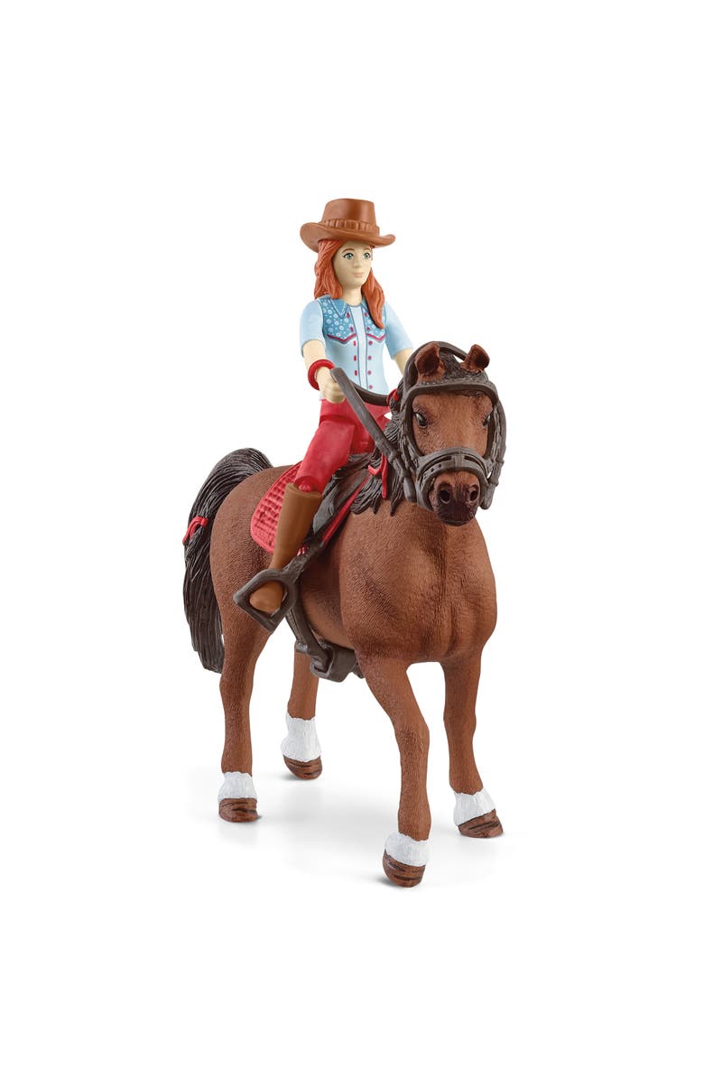 Schleich Horse Club Hannah & Cayenne Figurine Playset, Main, color, Multicolored