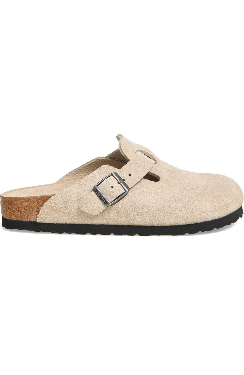 Birkenstock Boston Soft Footbed Clog, Alternate, color, Beige