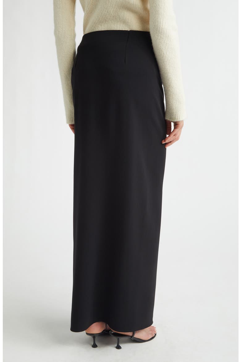 Cella Ruffle Cady Skirt, Alternate, color, BLACK/ IVORY