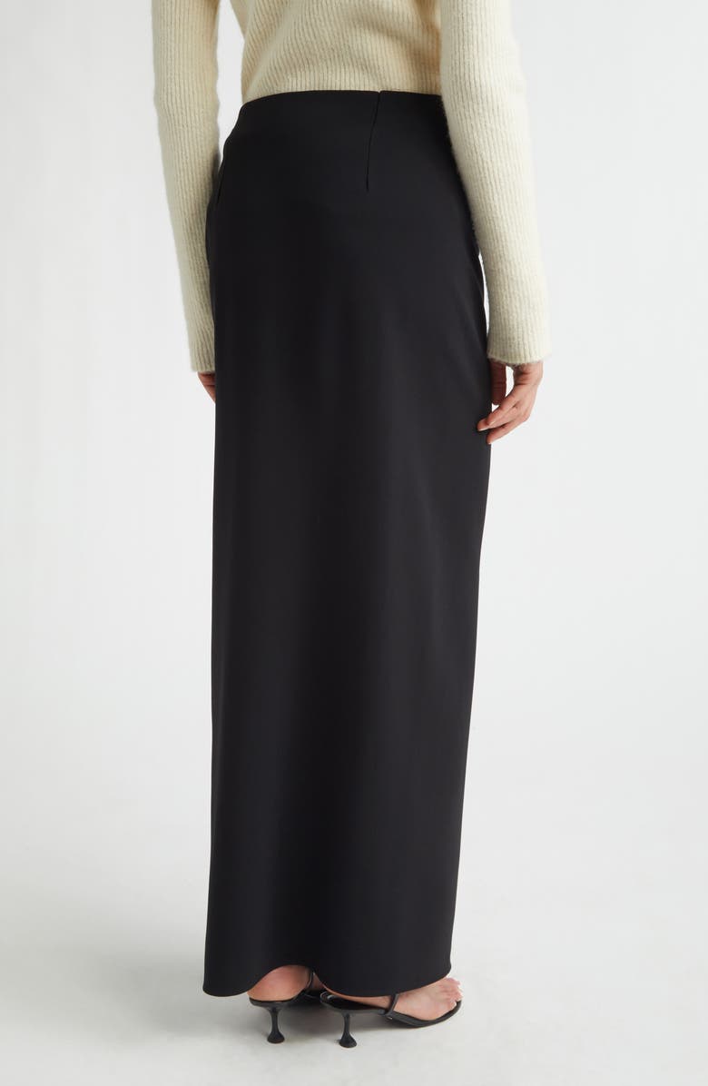 Proenza Schouler Cella Ruffle Cady Skirt, Alternate, color, Black/ Ivory