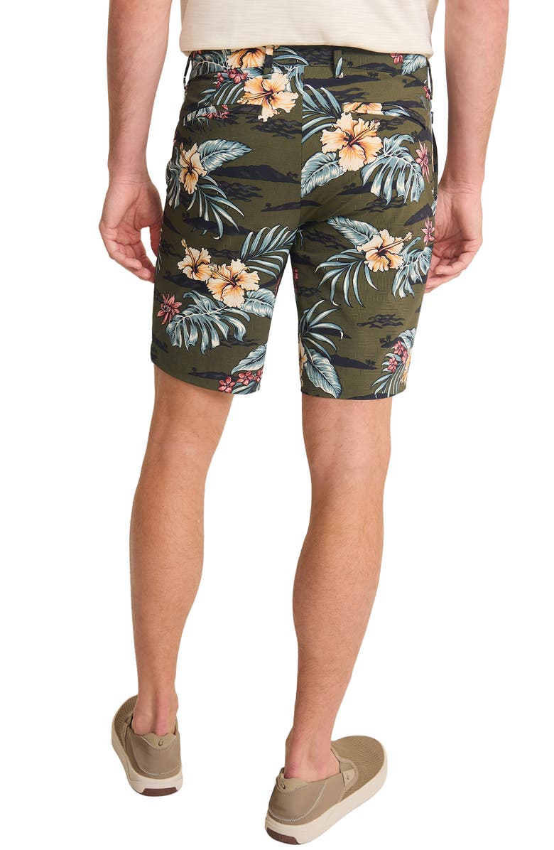 Tommy Bahama Chip Shot 9-Inch Isle Camo Floral IslandZone<sup>®</sup> Shorts, Alternate, color, Palm Verde