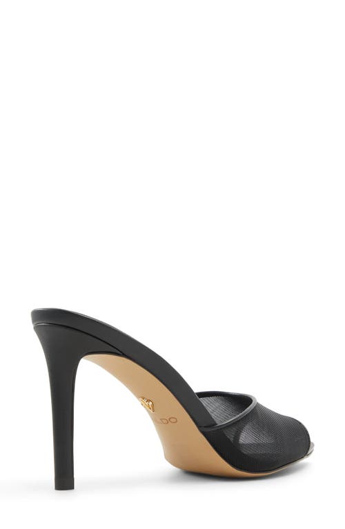 Shop Aldo Anyabrilden Pointed Toe Slide Sandal In Black
