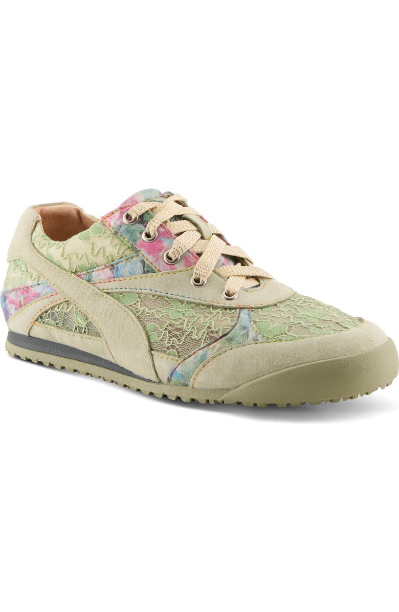 L
Artiste by Spring Step Wave Hello Sneaker, Main, color, Mint Green