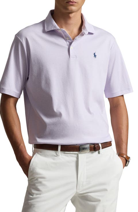 Classic Fit Houndstooth Cotton Polo