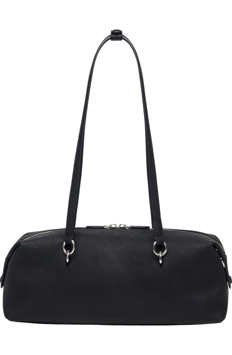 Oryany Martin Leather Shoulder Bag, Alternate, color, Black