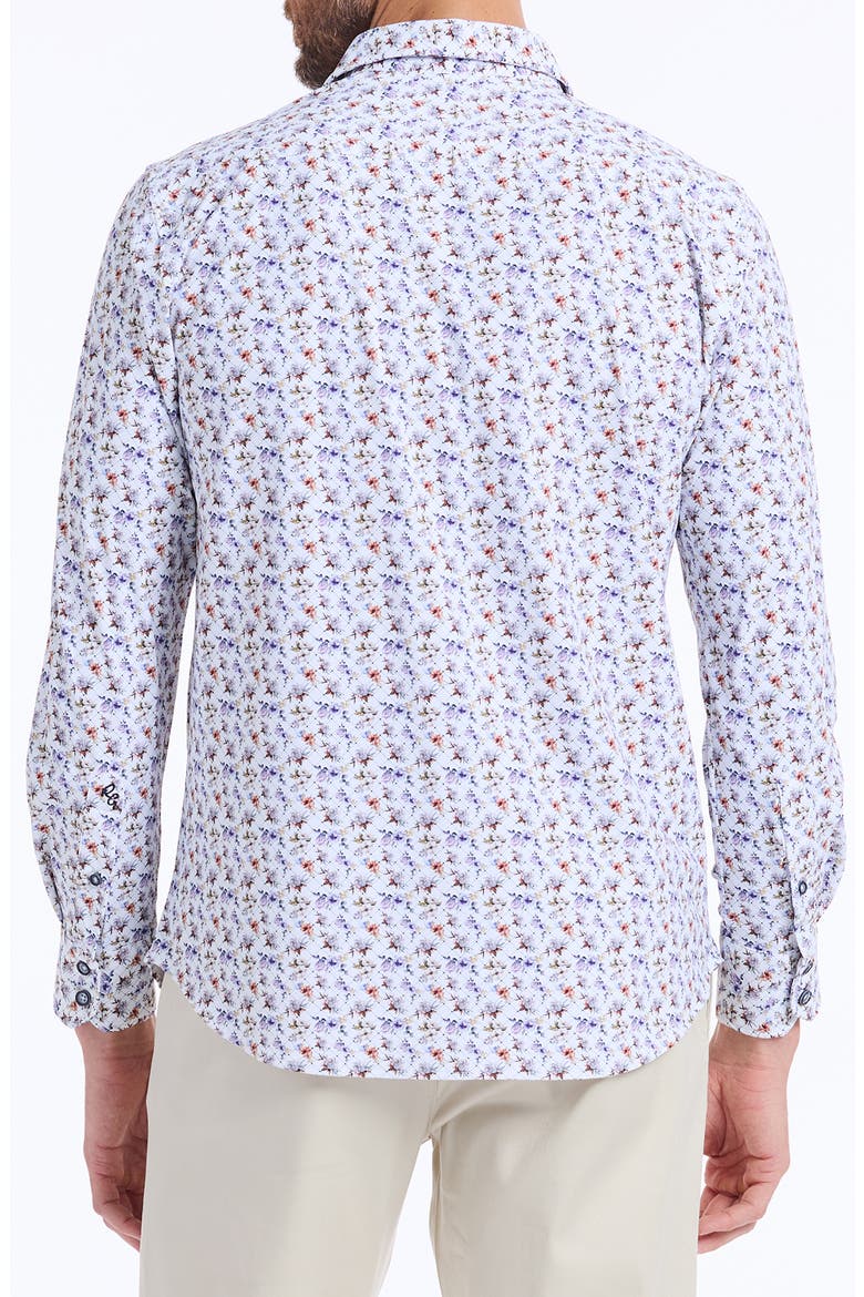 Brauxhall Knit Button-Up Shirt, Alternate, color, WHITE MULTI