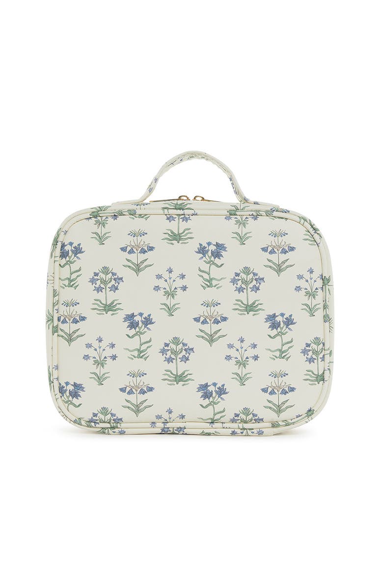 Provence Makeup Bag, Main, color, Ivory