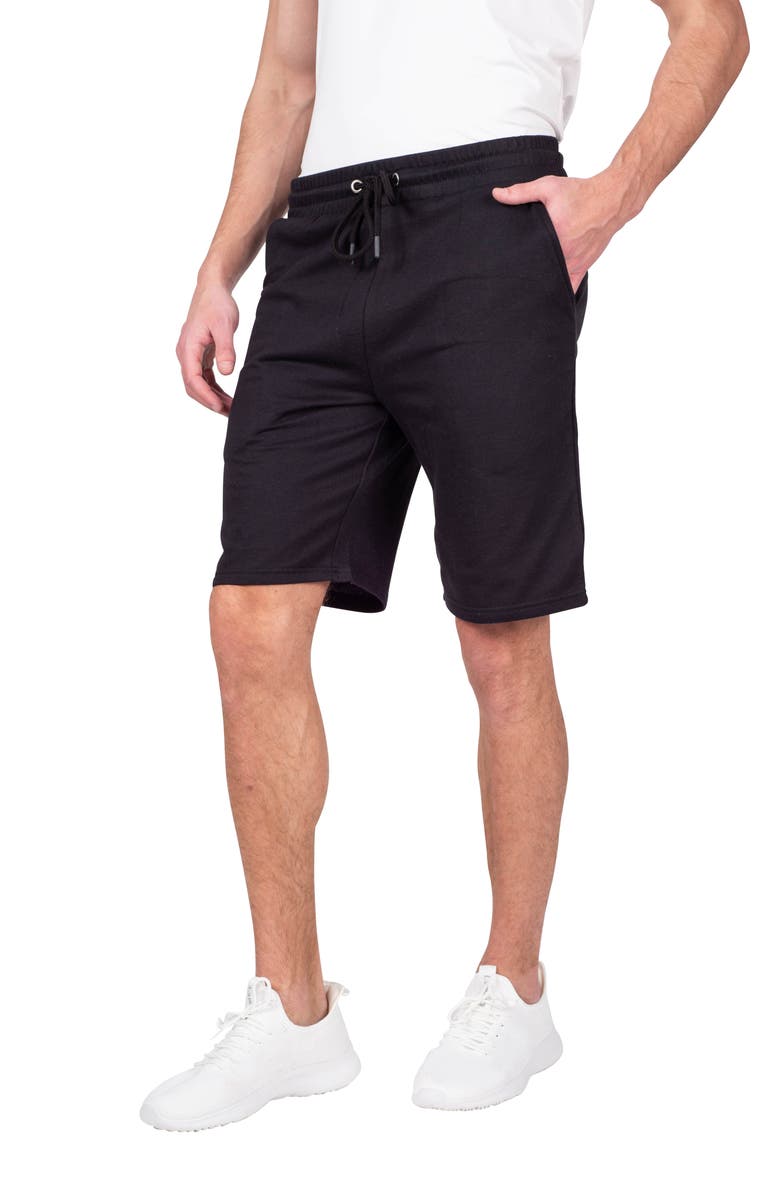 LOUNGEHERO Drawstring Fleece Lounge Shorts - Pack of 2, Alternate, color, 