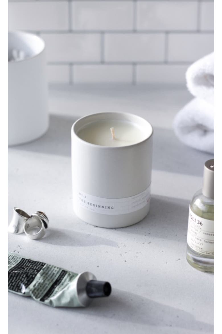No. 1 The Beginning Candle, Alternate, color, White