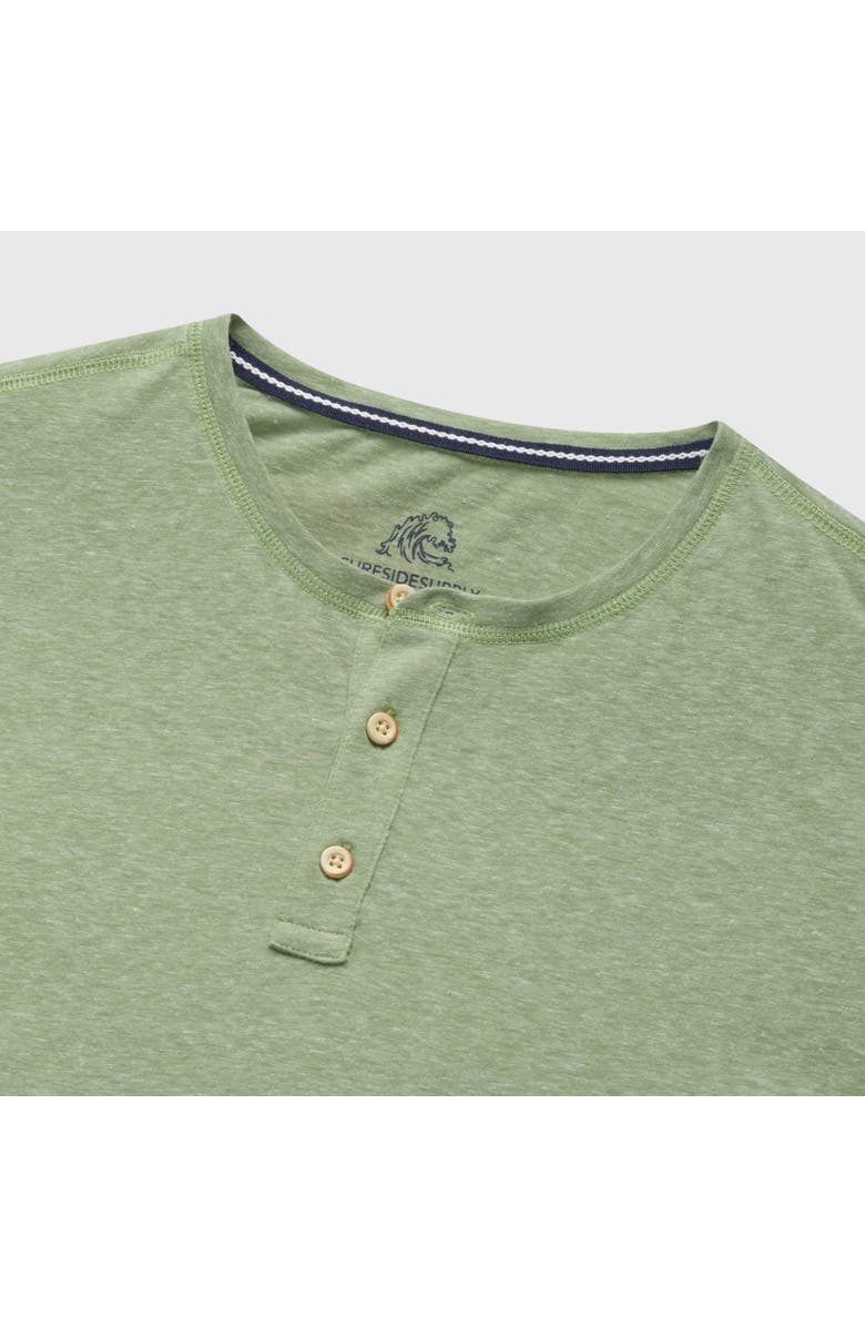 Surfside Supply Co. Sean Jersey Henley, Alternate, color, Turf Green