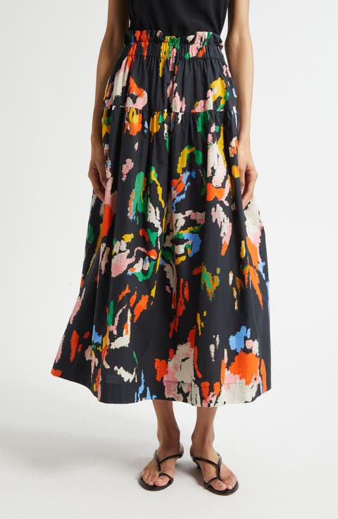 Jayden Print Maxi Skirt