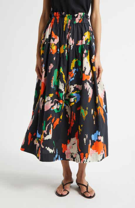 A.L.C. Jayden Print Maxi Skirt