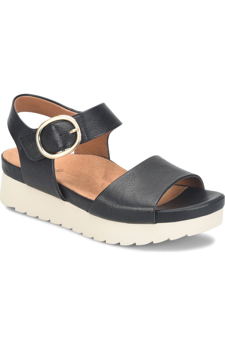 EUROSOFT Vera Platform Wedge Sandal, Main, color,