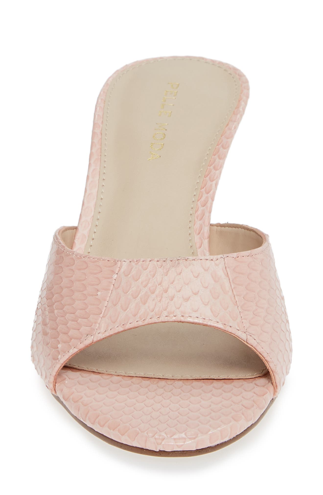 Bex Kitten Heel Slide Sandal, Alternate, color, PEONY PRINT LEATHER