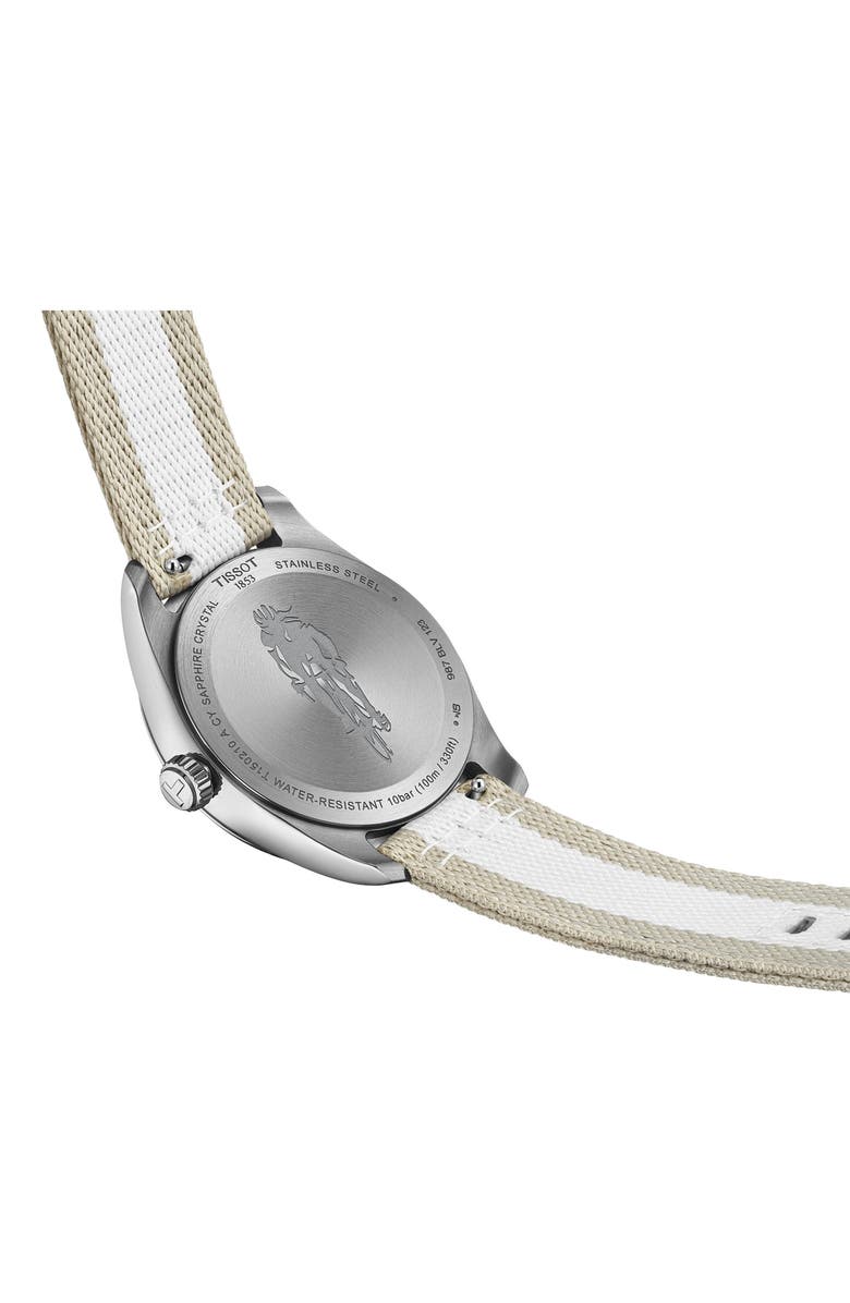 Tissot PR 100 Cycling Webbing Strap Watch, 34mm, Alternate, color,