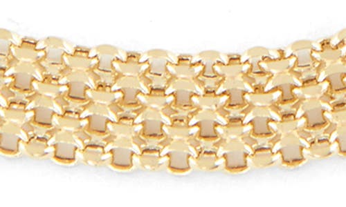 Fuzion Creations 14k Gold Bismark Chain Bracelet In Yellow