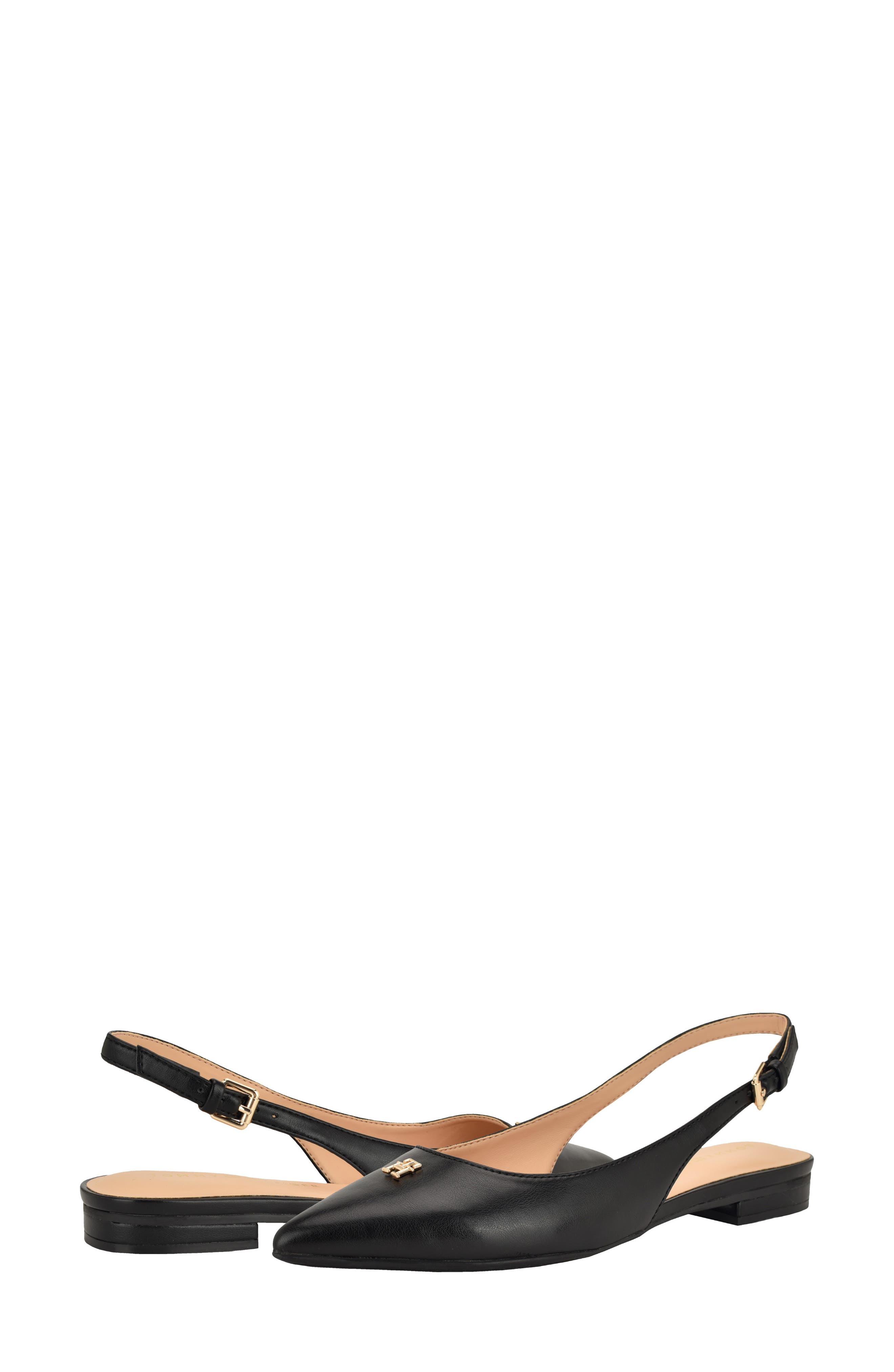 Tommy Hilfiger Velina Slingback Pointed Toe Flat, Alternate, color, 