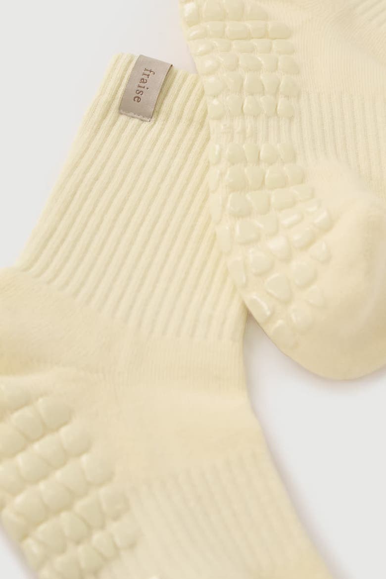 Butter Classic Crew Grip Socks, Alternate, color, Butter