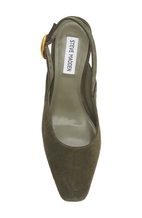 Steve Madden Diona Slingback Pump In Green