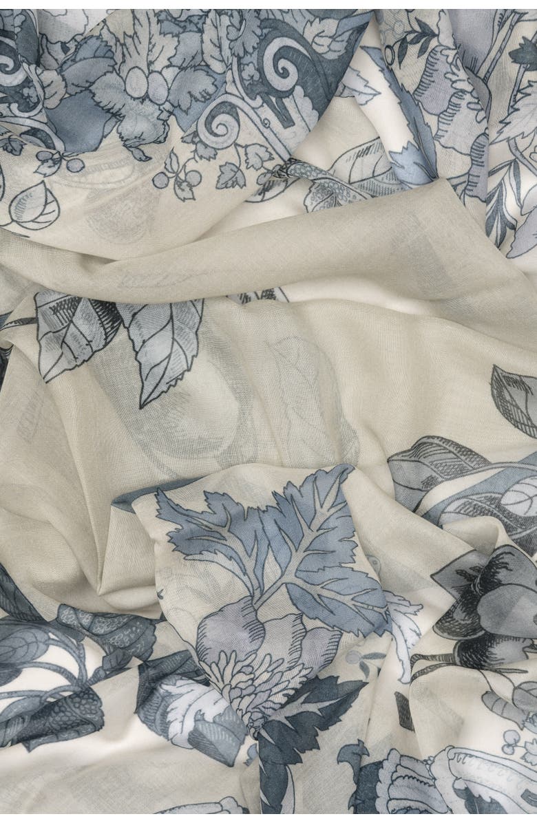 Elizabetta Aurora - Modal Cashmere Scarf Shawl for Women, Alternate, color, Dusty Blue