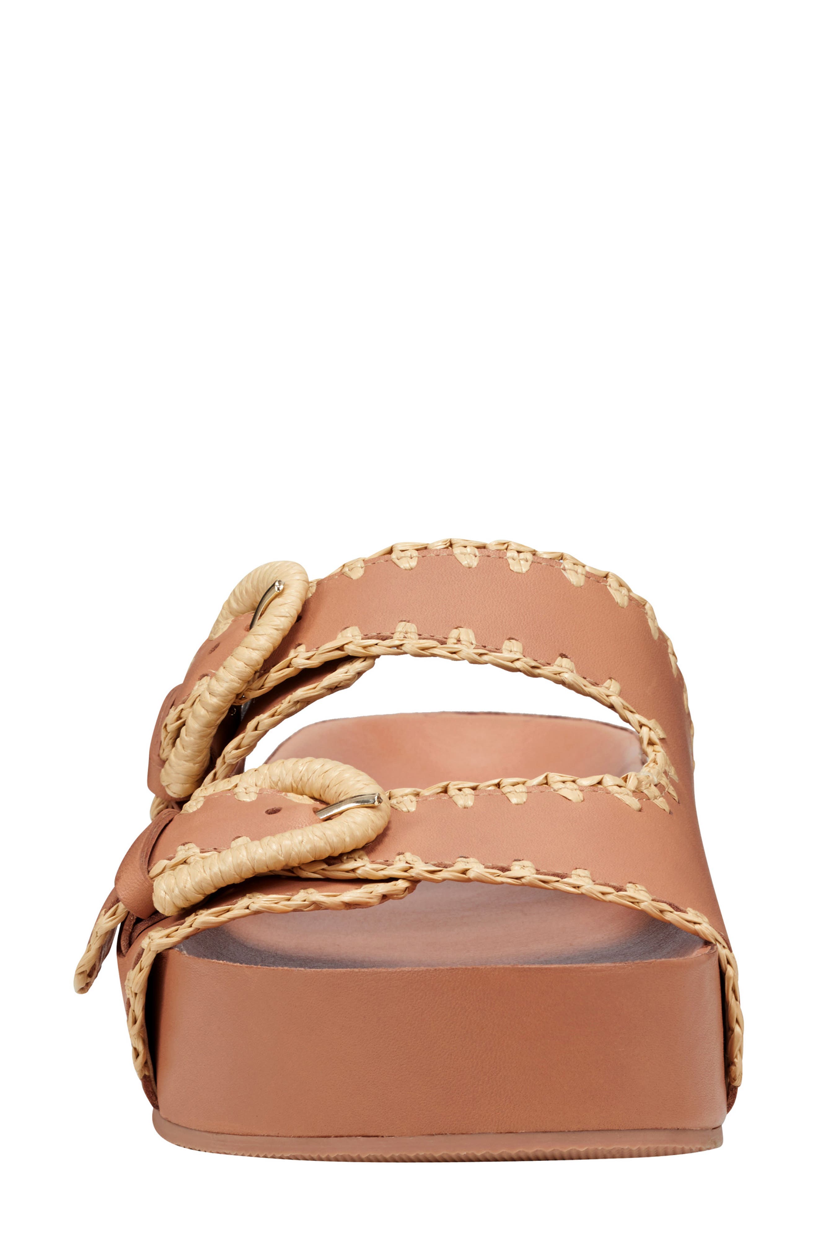 Solea Platform Slide Sandal, Alternate, color, NATURAL