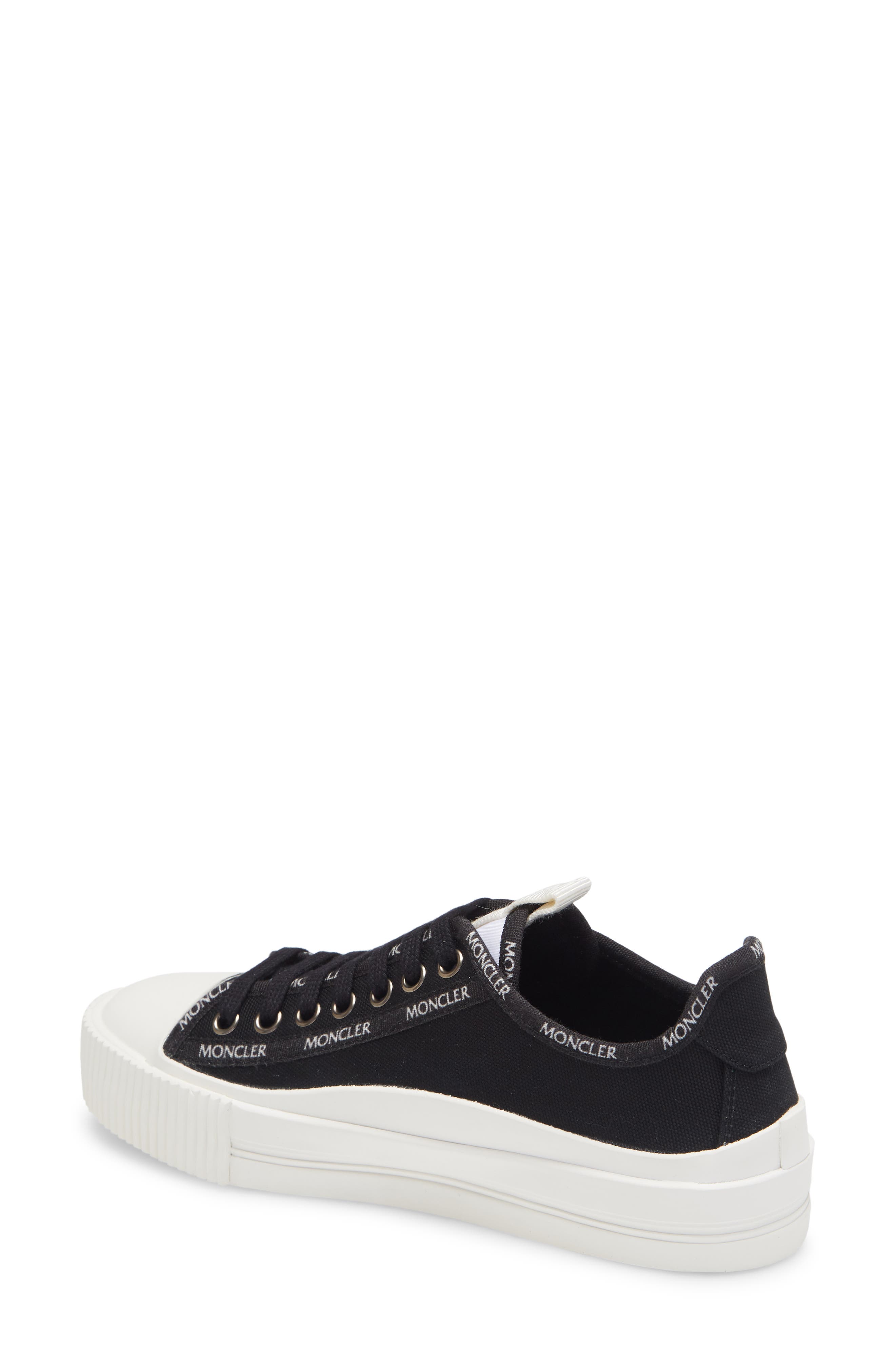 Moncler Glissierie Sneaker, Alternate, color, Black