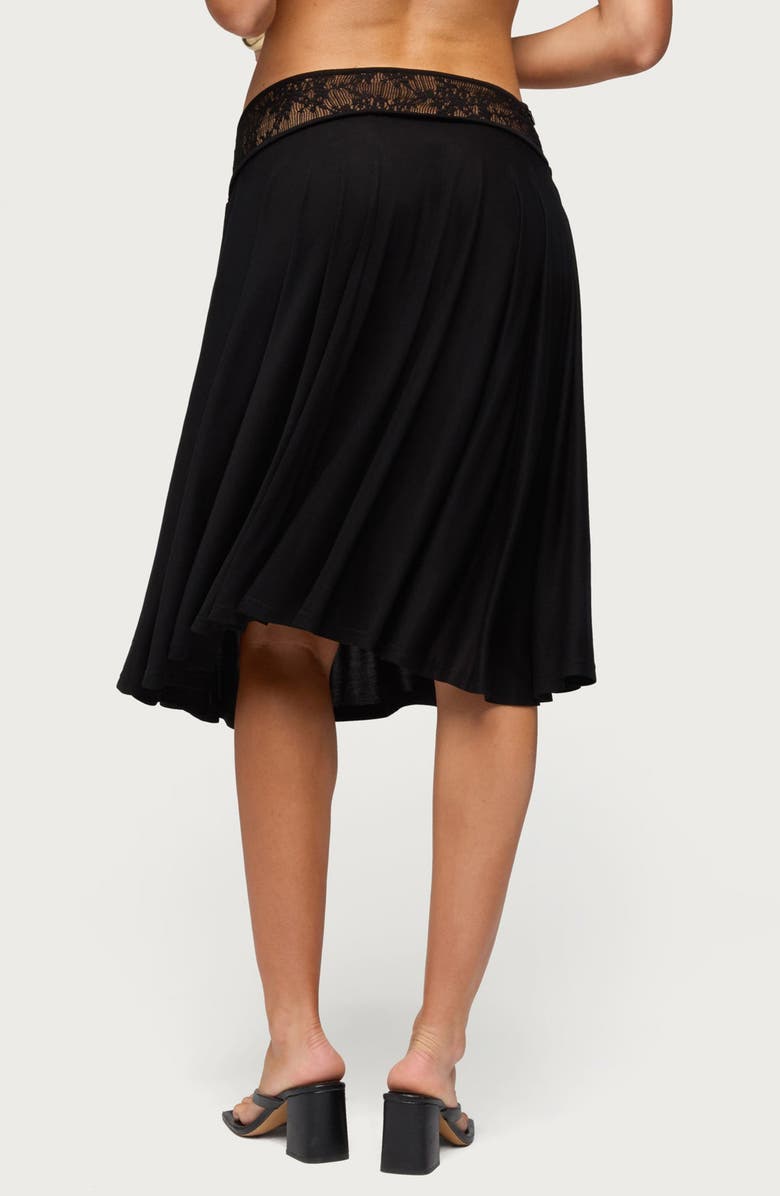 EDIKTED Winonah Lace Waistband A-Line Skirt, Alternate, color,
