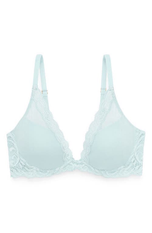 Natori Feathers Plunge T-shirt Basics Bra In Green
