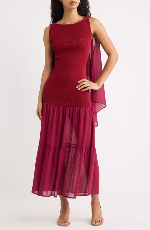 The Verity Drape Midi Dress