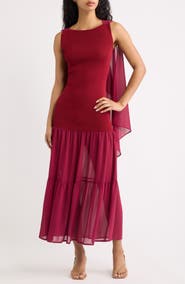 Solid & Striped The Verity Drape Midi Dress