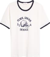 Second Layer Flick Spark Inhale Cotton Ringer T-Shirt